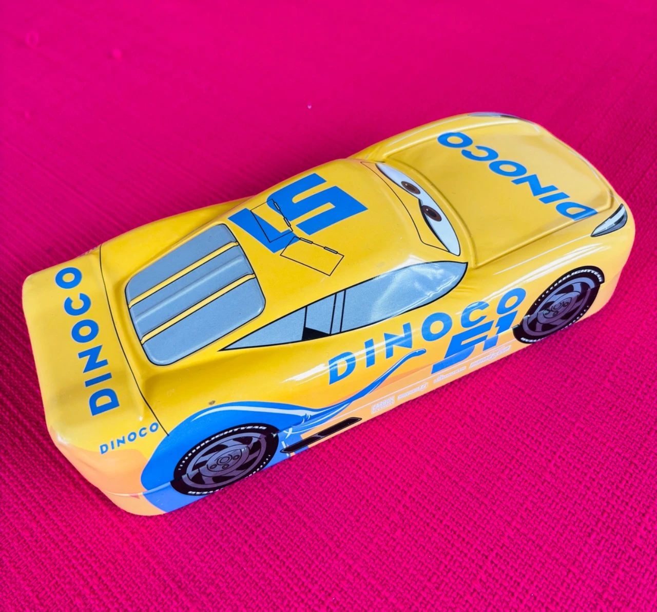 Caja de metal, estuche Dinocco Cruz Ramirez Cars Disney Pixar – photo 2